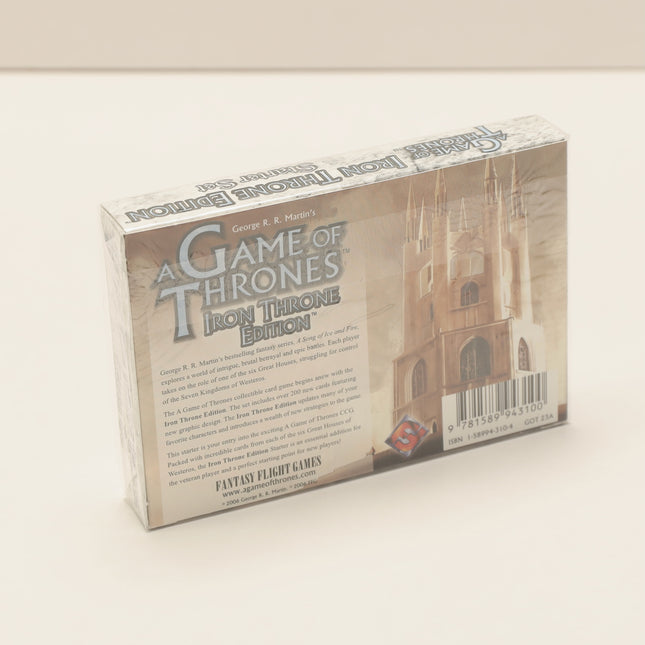 A Game of Thrones CCG Iron Throne Edition Starter Set SEALED 2006 Fantasy Flight