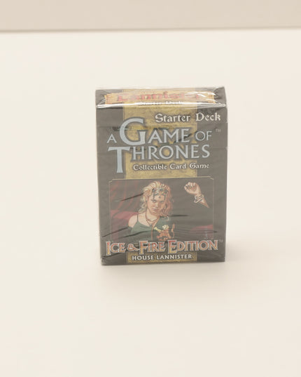 A Game of Thrones CCG Ice & Fire Edition Starter Deck Lot of 5 – All Houses SEALED