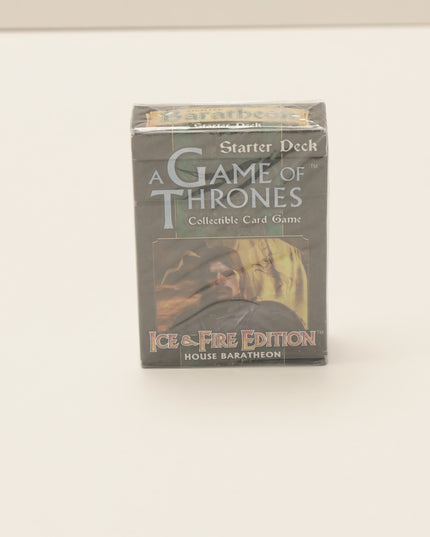A Game of Thrones CCG Ice & Fire Edition Starter Deck Lot of 5 – All Houses SEALED