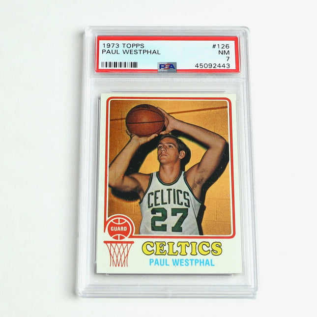 1973 Topps Paul Westphal #126 Celtics Rookie Card PSA 7 NM