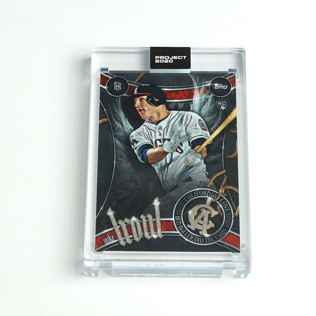 Mike Trout Project 2020 #51 by Ben Baller – Angels Rookie Reimagined