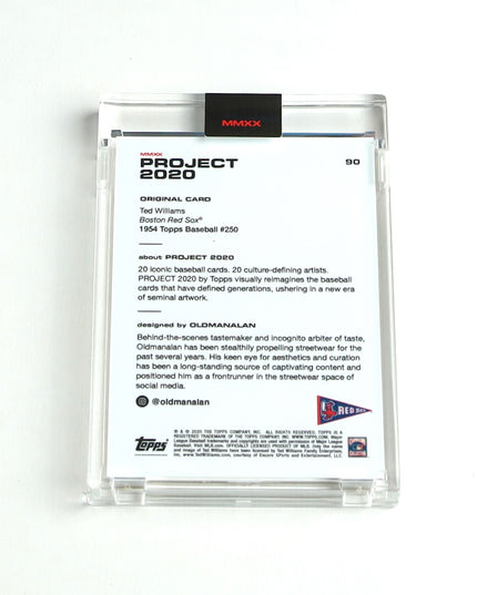 Ted Williams Project 2020 #90 by Oldmanalan – Red Sox Legend Reprint