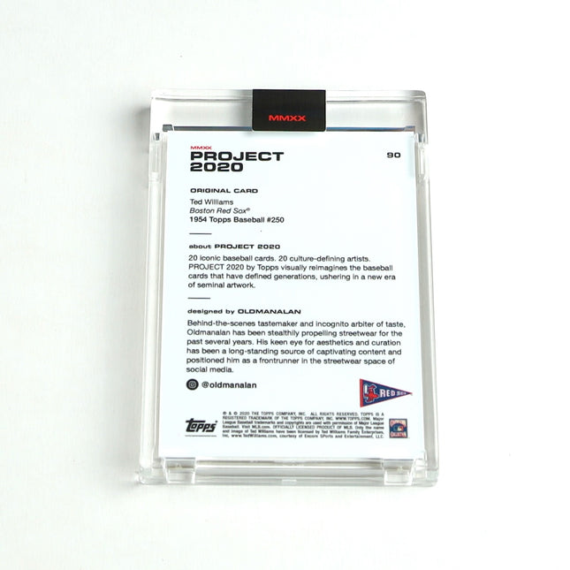 Ted Williams Project 2020 #90 by Oldmanalan – Red Sox Legend Reprint