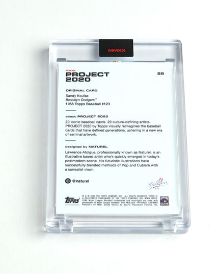 Sandy Koufax Project 2020 #89 by Naturel – Brooklyn Dodgers Classic