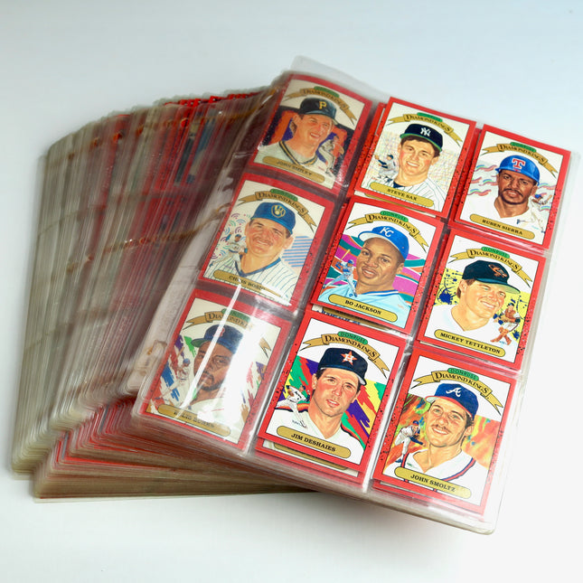 1992 Donruss Baseball Complete Set (792 Cards) + Diamond Kings – In Binder Pages