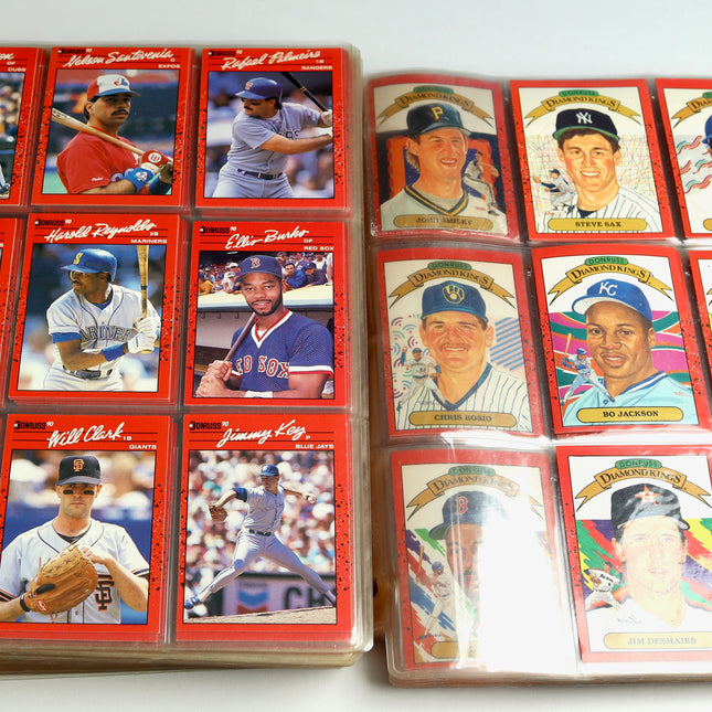 1992 Donruss Baseball Complete Set (792 Cards) + Diamond Kings – In Binder Pages