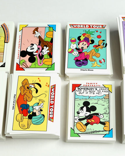 1991 Disney Impel Trading Cards Lot – 300+ Cards Mickey, Goofy, Minnie, Donald