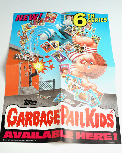 1986 Garbage Pail Kids Series 6 Posters (2) – Topps Original Promo Near Mint