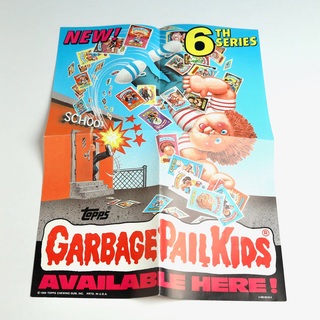 1986 Garbage Pail Kids Series 6 Posters (2) – Topps Original Promo Near Mint