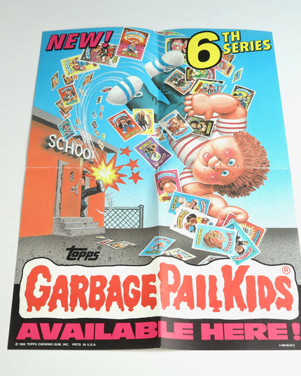 1986 Garbage Pail Kids Series 6 Posters (2) – Topps Original Promo Near Mint