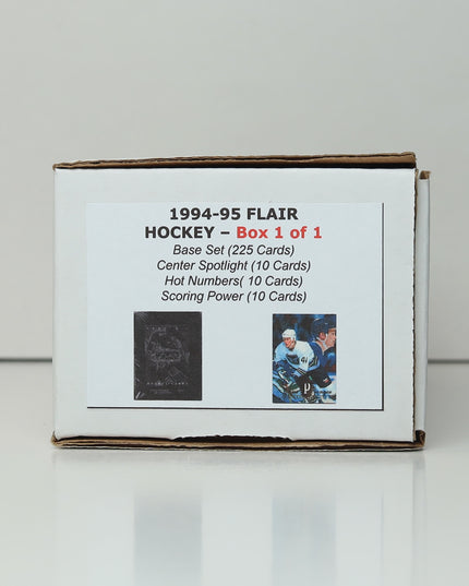 1994-95 Flair Hockey Complete Card Set – Base + Inserts (255 Cards)