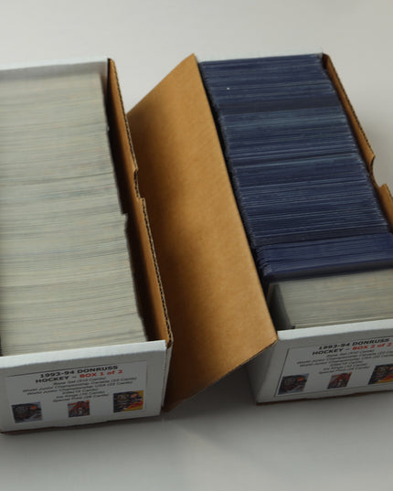 1993-94 & 1994-95 Donruss Hockey Card Sets – 3 Box Lot with Inserts