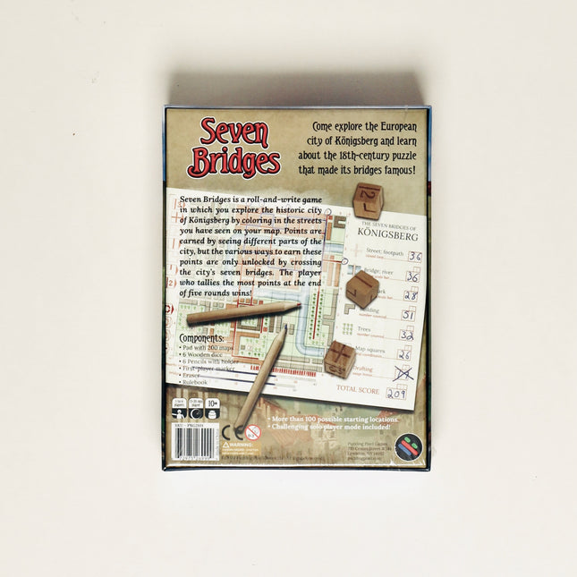 Seven Bridges (2020 Roll & Write) Board Game by Ron Halliday – Sealed