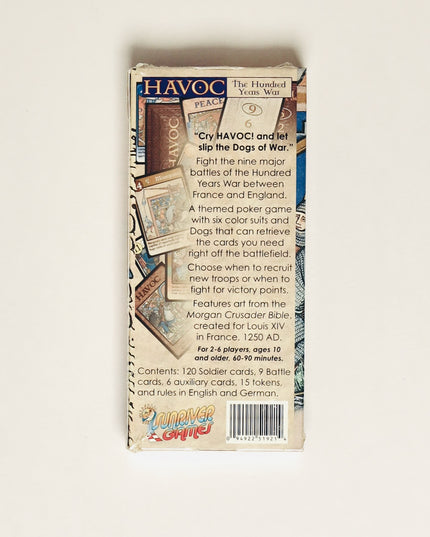 Havoc: The Hundred Years War (Sun River Games 2005) Card Game – Sealed