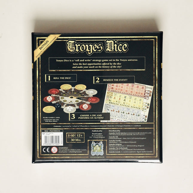 Troyes Dice (2020 Pearl Games) Board Game – Sealed Factory New