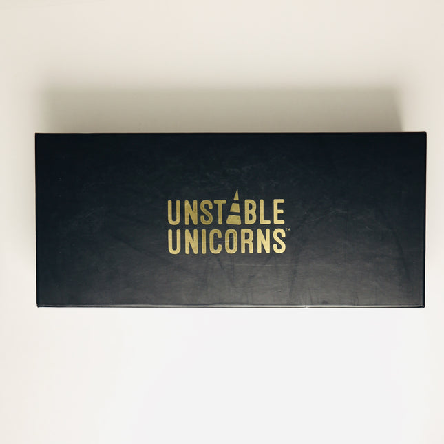 Unstable Unicorns Collector's Box w/ Base Game, 7 Expansions + 2 Rare Promos