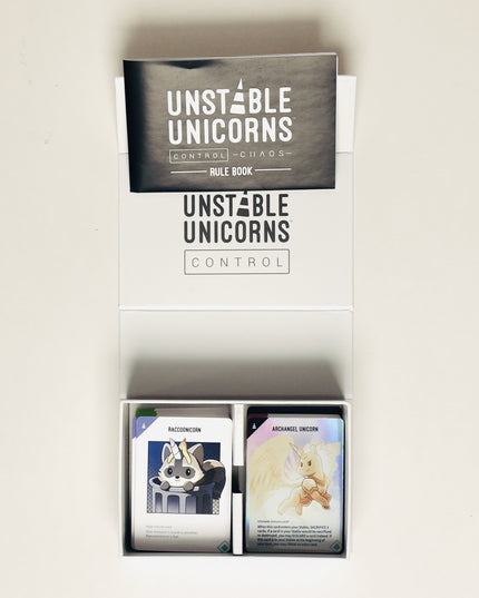Unstable Unicorns Collector's Box w/ Base Game, 7 Expansions + 2 Rare Promos
