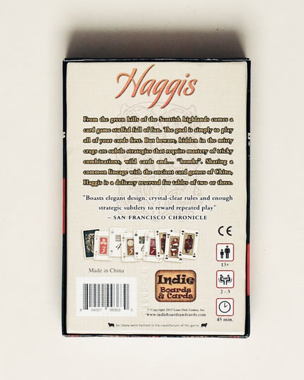 Haggis (2010 Indie Boards & Cards) – Open Box, Contents Sealed Inside