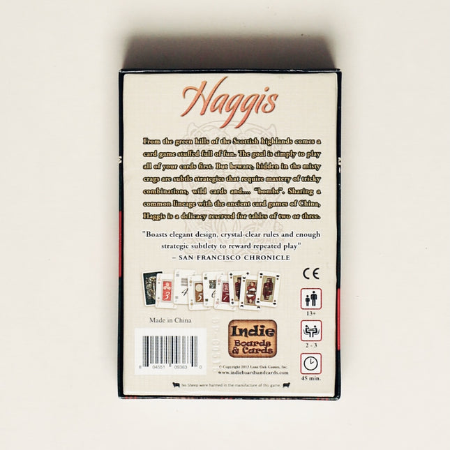 Haggis (2010 Indie Boards & Cards) – Open Box, Contents Sealed Inside