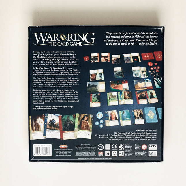War of the Ring Card Game + Expansions (2002) – Sleeved, Great Condition