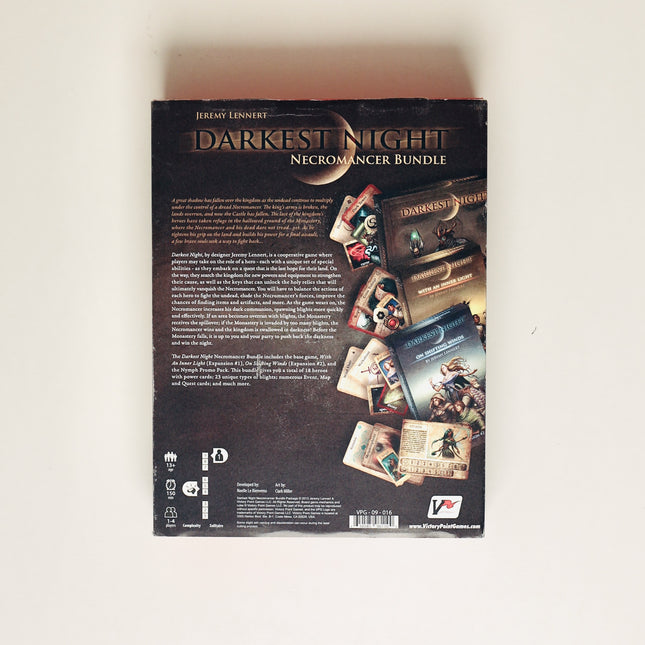 Darkest Night Necromancer Bundle (2013, Victory Point Games) – Sleeved