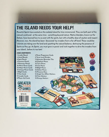 Spirit Island Board Game (2017)  – Complete Set, Great Condition