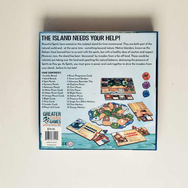 Spirit Island Board Game (2017)  – Complete Set, Great Condition
