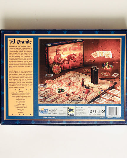 El Grande Board Game (1995) – All Components Great, Box in Good Shape