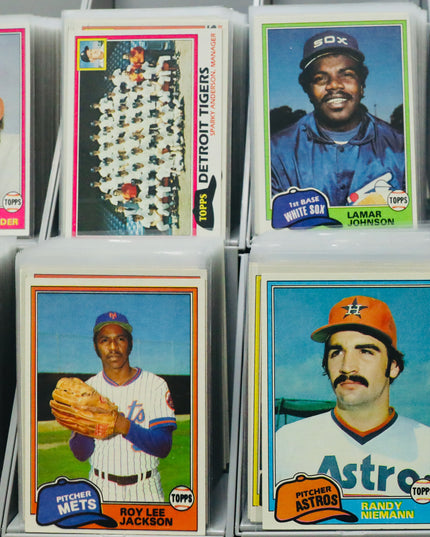 1981 Topps Baseball Complete Set #1-726 + 132 Card Traded Set, All Sleeved