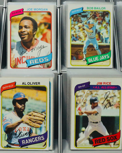 1980 Topps Baseball Set #1-726 Poor-VG+ w/ Henderson RC & PSA 6 Ryan