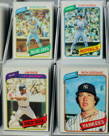 1980 Topps Baseball Set #1-726 Poor-VG+ w/ Henderson RC & PSA 6 Ryan