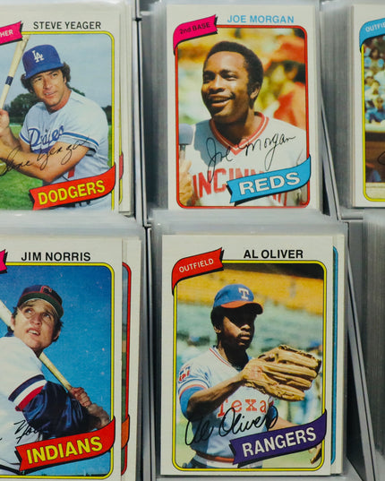 1980 Topps Baseball Set #1-726 Poor-VG+ w/ Henderson RC & PSA 6 Ryan