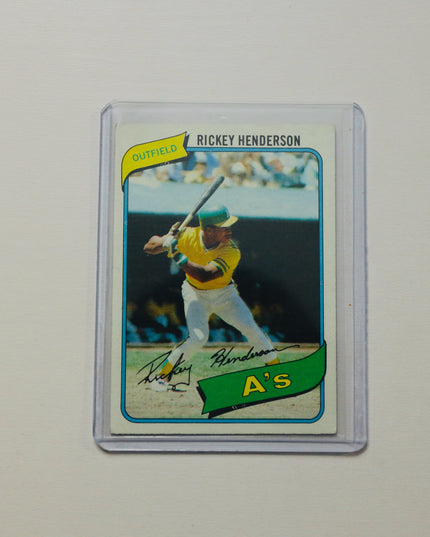 1980 Topps Baseball Set #1-726 Poor-VG+ w/ Henderson RC & PSA 6 Ryan