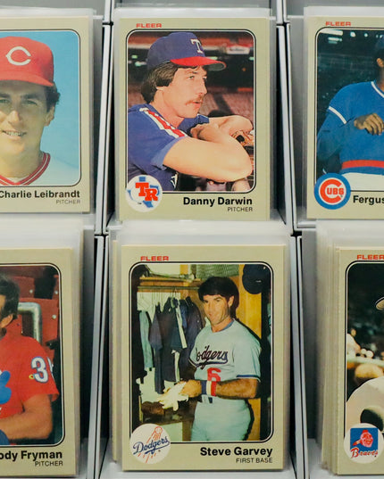 1983 Fleer Baseball Complete Set #1-660 Poor-VG+ All Sleeved