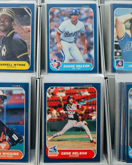 1986 Fleer Baseball Complete Set #1-625 Poor-VG+ All Sleeved