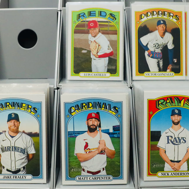 2021 Topps Heritage High Number Set #501-725 VG+ All Sleeved