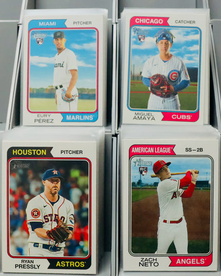 2023 Topps Heritage High Number Set #501-700 VG+ All Sleeved
