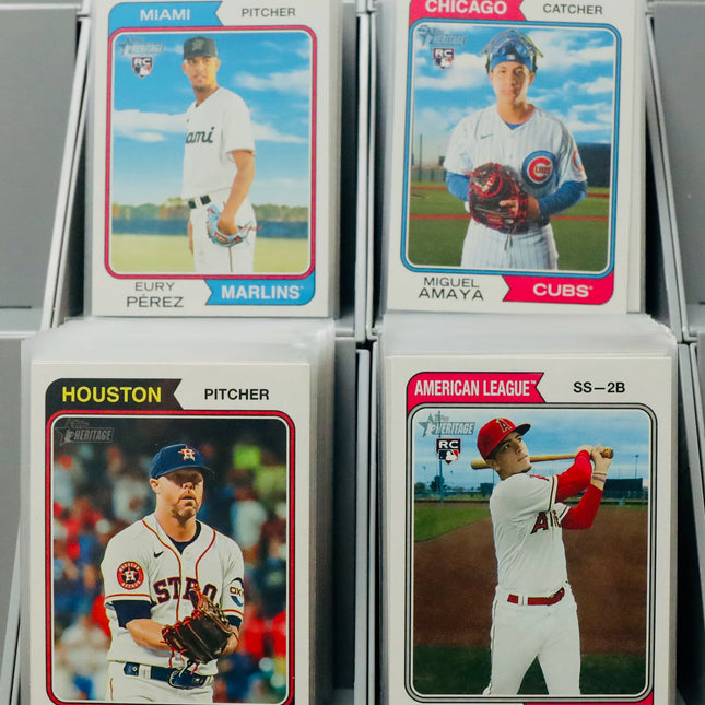 2023 Topps Heritage High Number Set #501-700 VG+ All Sleeved