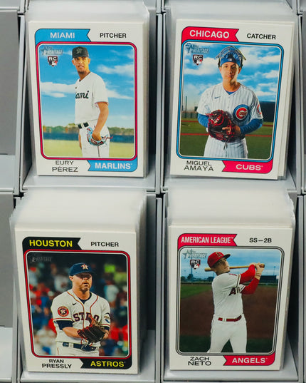 2023 Topps Heritage High Number Set #501-700 VG+ All Sleeved