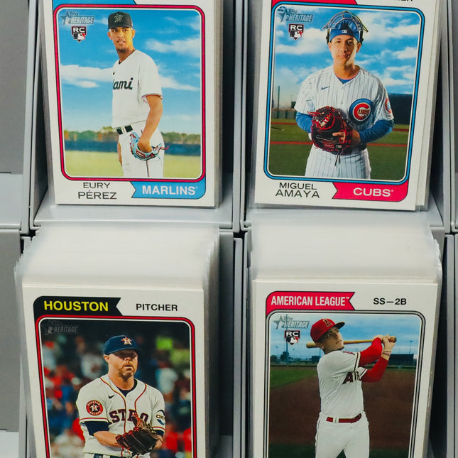 2023 Topps Heritage High Number Set #501-700 VG+ All Sleeved
