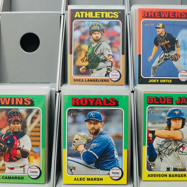2024 Topps Heritage High Number Set #501-725 VG+ All Sleeved