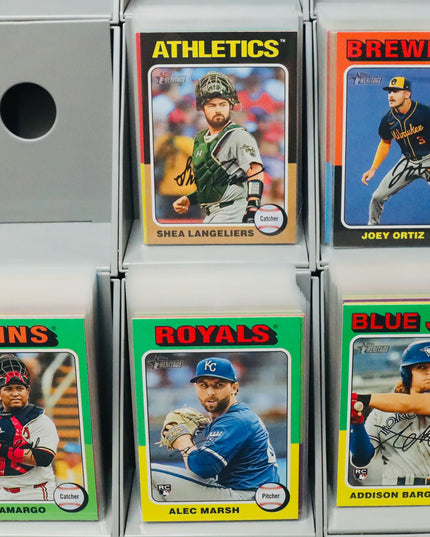 2024 Topps Heritage High Number Set #501-725 VG+ All Sleeved