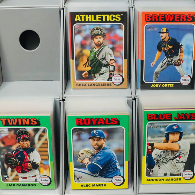 2024 Topps Heritage High Number Set #501-725 VG+ All Sleeved
