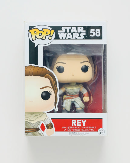 Rey Star Wars Funko Pop! The Force Awakens #58 New w/ Box Wear