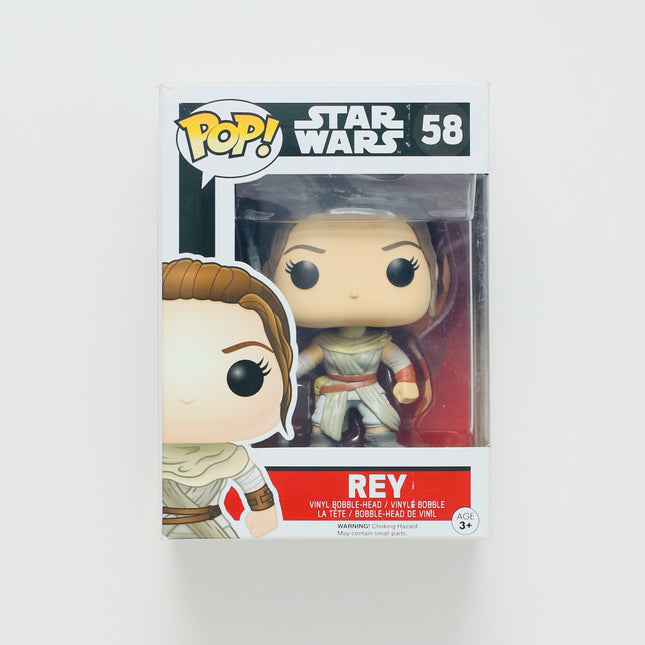 Rey Star Wars Funko Pop! The Force Awakens #58 New w/ Box Wear