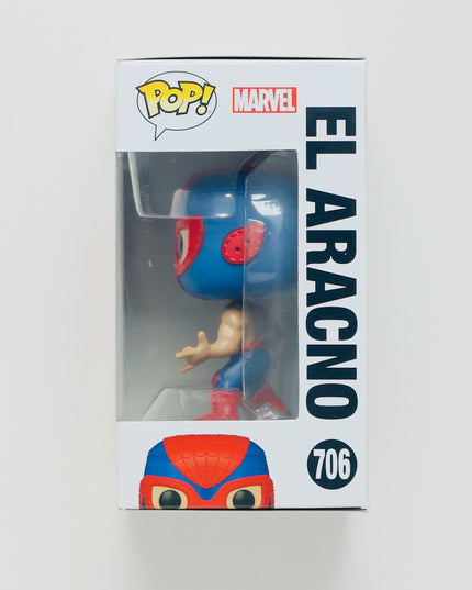 El Aracno Marvel Funko Pop! Lucha Libre #706 New w/ Box Wear