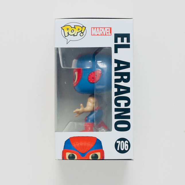 El Aracno Marvel Funko Pop! Lucha Libre #706 New w/ Box Wear