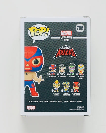 El Aracno Marvel Funko Pop! Lucha Libre #706 New w/ Box Wear
