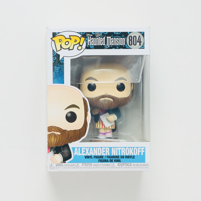 Alexander Nitrokoff Disney Funko Pop! Haunted Mansion #804 New w/ Box Wear