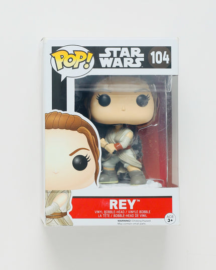 Rey Star Wars Funko Pop! The Force Awakens #104 New w/ Box Wear